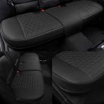 Black Panther Luxury Leather Rear Seat Cover