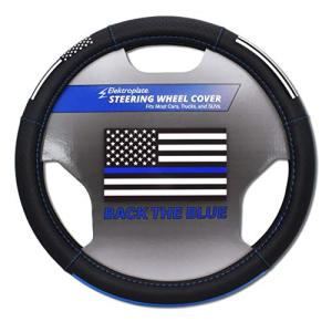Thin Blue Line Steering Wheel Cover for SUVs