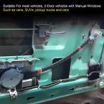 JDMSPEED Universal Electric Power Window Kit