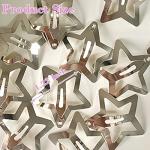 20 Star Hair Clips - Non-Slip Metal Barrettes