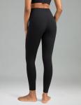 High-Waisted Black 7/8 Leggings with Pockets