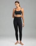 High-Waisted Black 7/8 Leggings with Pockets