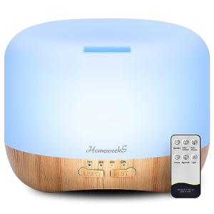 Elegant 300ml Essential Oil Diffuser with Remote