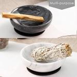 Black Marble Incense Holder for Meditation