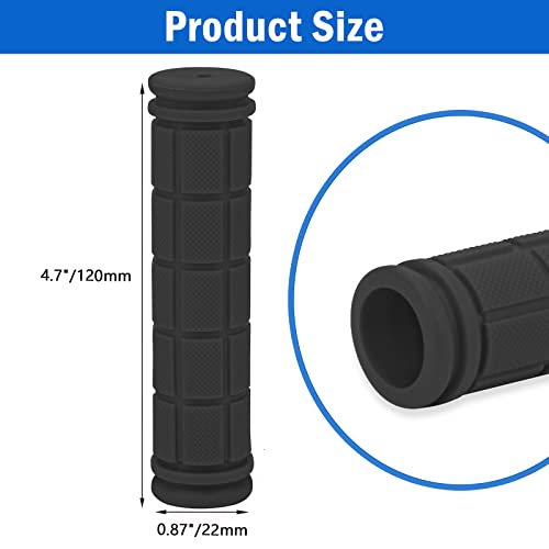 Coolrunner Bike Handlebar Grips, Bicycle Grips for Kids Girls Boys, Non-Slip Rubber Mushroom Grips for Scooter Cruiser Seadoo Tricycle Wheel Chair Mountain Road Urban Foldable Bike MTB BMX