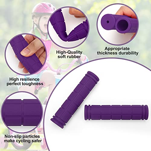 Coolrunner Bike Handlebar Grips, Bicycle Grips for Kids Girls Boys, Non-Slip Rubber Mushroom Grips for Scooter Cruiser Seadoo Tricycle Wheel Chair Mountain Road Urban Foldable Bike MTB BMX