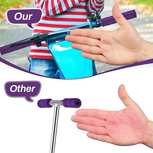 Coolrunner Bike Handlebar Grips, Bicycle Grips for Kids Girls Boys, Non-Slip Rubber Mushroom Grips for Scooter Cruiser Seadoo Tricycle Wheel Chair Mountain Road Urban Foldable Bike MTB BMX