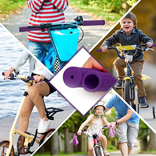 Coolrunner Bike Handlebar Grips, Bicycle Grips for Kids Girls Boys, Non-Slip Rubber Mushroom Grips for Scooter Cruiser Seadoo Tricycle Wheel Chair Mountain Road Urban Foldable Bike MTB BMX