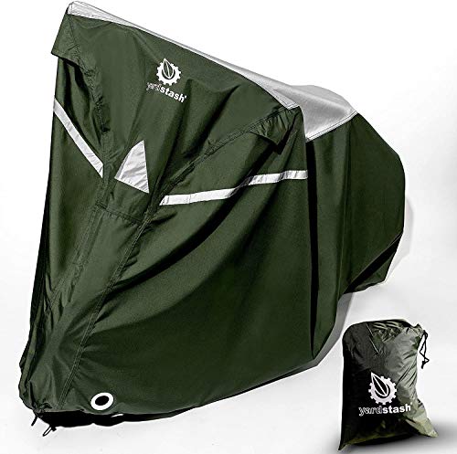 YardStash Waterproof Bike Cover Outdoor Bicycle Cover for Waterproof Bike Storage Cover Mountain Bike Electric Bike Cover Tricycles Mini Bike Dirt Bike Cover Multiple Bikes Waterproof Scooter Storage
