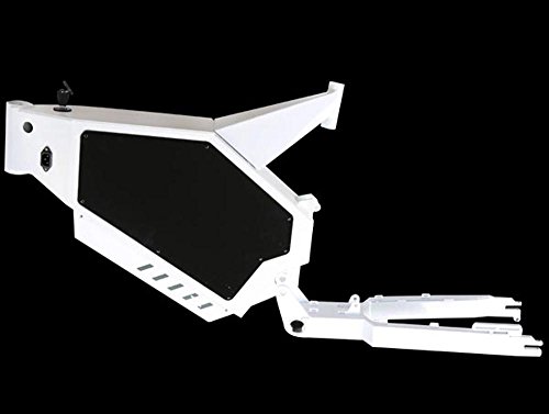 E Bike Frame Bicycle Frame Steel for Stealth Bomber Electric Bike -2016 New! (White)