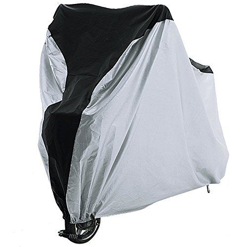 Reehut Bike Cover - 210T Polyester / 210D Oxford - XL - Heavy Duty Ripstop Material, Waterproof & Anti-UV - Protection from All Weather Conditions for Mountain, 29er, Road, Cruiser & Hybrid Bikes