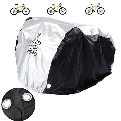 Aiskaer Waterproof Bike Cover for 1-3 Bikes