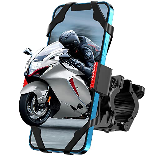 Bike Mount, IPOW Universal Cell Phone Bicycle Rack Handlebar & Motorcycle Holder Cradle Compatible with iPhone 11 Pro Max/X/XR/XS MAX/8/7 Plus,Samsung Galaxy S10/S10e/S9, Nexus,HTC,LG,BlackBerry