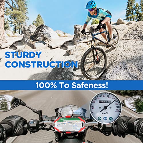 Bike Mount, IPOW Universal Cell Phone Bicycle Rack Handlebar & Motorcycle Holder Cradle Compatible with iPhone 11 Pro Max/X/XR/XS MAX/8/7 Plus,Samsung Galaxy S10/S10e/S9, Nexus,HTC,LG,BlackBerry