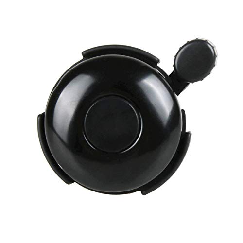 DUNCHATY Bicycle Bell - Aluminum Bike Bell Ring - Classic Bicycle Bell for Adults Men Women Kids Girls Boys Bikes - Mountain Bike Accessories - Black