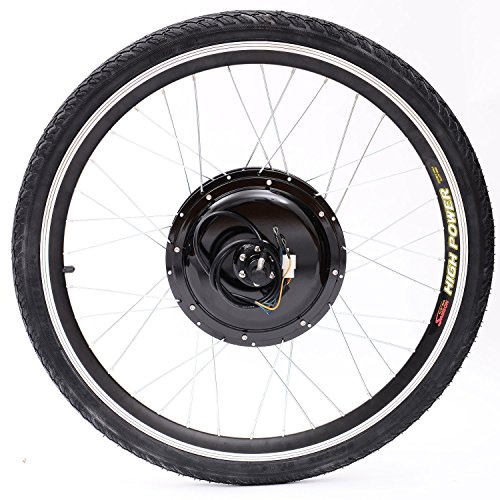 Aosom 26" Rear Wheel 48V 1000W Electric Battery Powered Bicycle Motor Conversion Kit