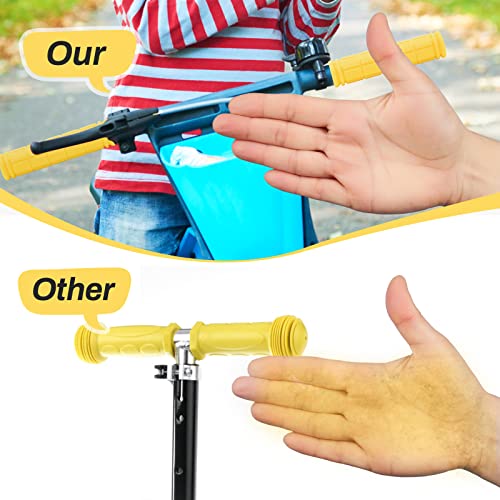 Coolrunner Bike Handlebar Grips, Bicycle Grips for Kids Girls Boys, Non-Slip Rubber Mushroom Grips for Scooter Cruiser Seadoo Tricycle Wheel Chair Mountain Road Urban Foldable Bike MTB BMX