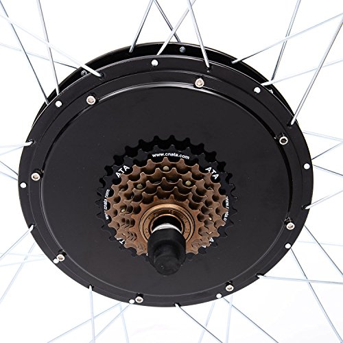 Aosom 26" Rear Wheel 48V 1000W Electric Battery Powered Bicycle Motor Conversion Kit