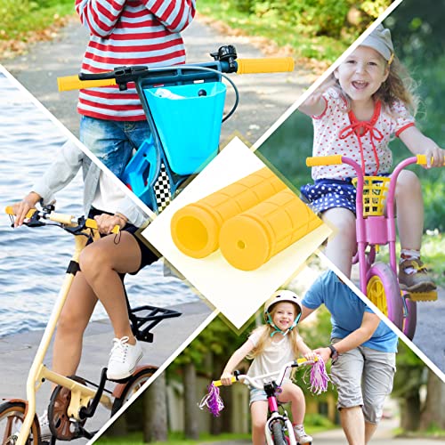 Coolrunner Bike Handlebar Grips, Bicycle Grips for Kids Girls Boys, Non-Slip Rubber Mushroom Grips for Scooter Cruiser Seadoo Tricycle Wheel Chair Mountain Road Urban Foldable Bike MTB BMX