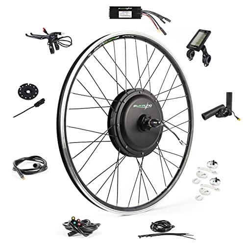 ebikeling 48V 1200W 700C Direct Drive Front Waterproof Electric Bicycle Conversion Kit (Front/LCD/Thumb)