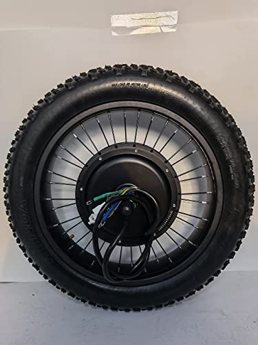 NBpower 20inch4.0 3000W Electric Fat Bike Conversion kit with tire, Sabvoton Programmable Controller, TTFT 750C Display, 7- Speed Freewheel, and Twist Throttle (with Color TFT Display)