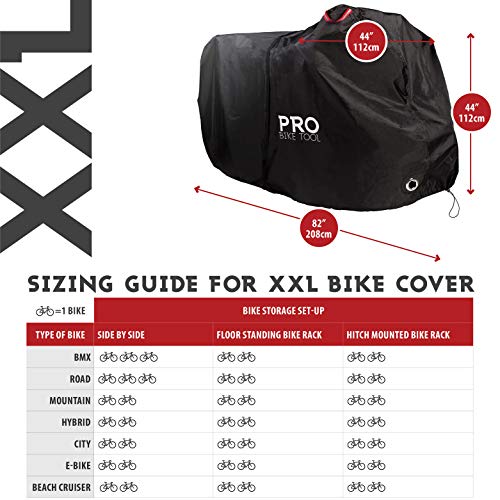 Outdoor Bike Storage Cover - XXL 3 Bikes