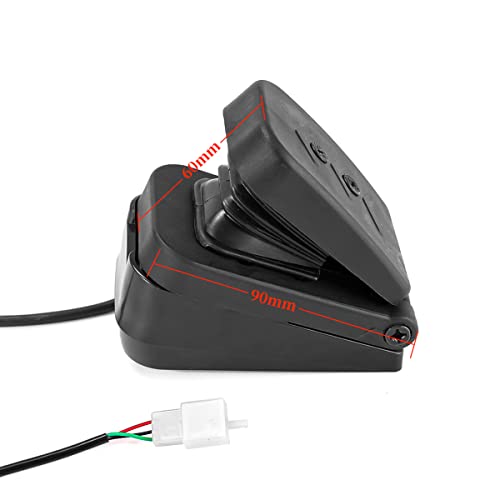 BLDC 72V 3000W Brushless Motor Kit with 24 Mosfet 50A Controller and Throttle for Electric Scooter E Bike Engine Motorcycle DIY Part Conversion Kit (6 Part in 1 and Motor with Foot)