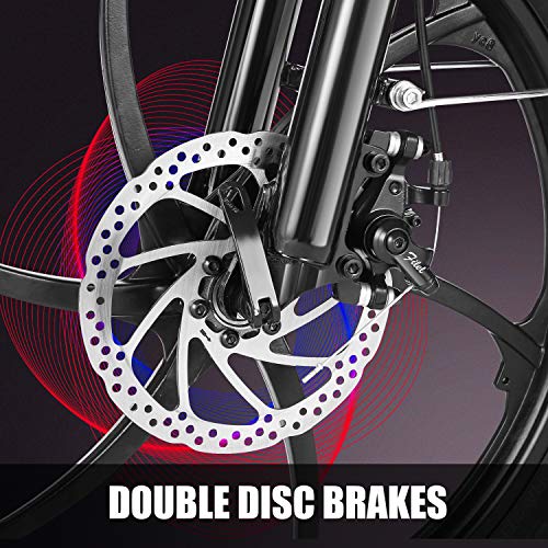 26 inch Electric Bike for Adults, Commuting Ebike with 8ah/12.5ah Battery, 250W/500W Motor Electric Mountain Bike, and Professional 21 Speed Gears (Classic)