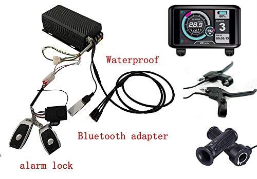 NBpower 20inch4.0 3000W Electric Fat Bike Conversion kit with tire, Sabvoton Programmable Controller, TTFT 750C Display, 7- Speed Freewheel, and Twist Throttle (with Color TFT Display)