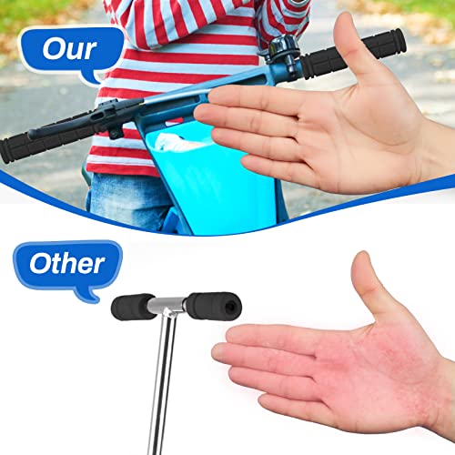 Coolrunner Bicycle Handle Bar Mushroom Grips BMX for Boys and Girls Bikes (Black)