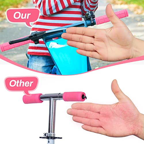 Coolrunner Bike Handlebar Grips, Bicycle Grips for Kids Girls Boys, Non-Slip Rubber Mushroom Grips for Scooter Cruiser Seadoo Tricycle Wheel Chair Mountain Road Urban Foldable Bike MTB BMX