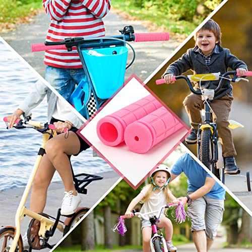 Coolrunner Bike Handlebar Grips, Bicycle Grips for Kids Girls Boys, Non-Slip Rubber Mushroom Grips for Scooter Cruiser Seadoo Tricycle Wheel Chair Mountain Road Urban Foldable Bike MTB BMX