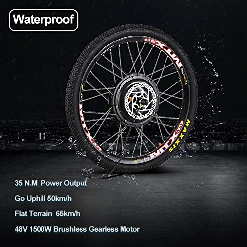 Passion Ebike Conversion Kit 48V 1500W Bicycle Motor kit Electric Bike Conversion Kit for 29" Rear Wheel