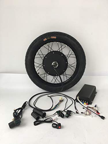 Bluetooth Adapter, 3000W Motorcycle Electric Bike Conversion Kit, 72V 80A Savoton Sine Wave Programmable Controller, 3000W Brushless gearless Motor, 3000W Electric Bike Kit.