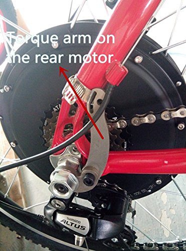 NBpower Torque arm-Universal for E-Bike Electric Bicycle -Front or Rear,M14 for E-Bike Conversion Kit,Electric Bike kit Torque arm for BLDC hub Motor