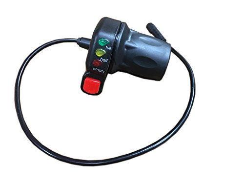 Twist Throttle for 36V or 48V Golden Motor Electric Bike Conversion Kits, Smart Pie or Magic Pie Direct Drive Motors