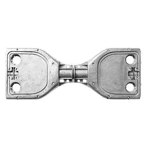 HoverFixer? Replacement Aluminum Frame & Plastic Shell Case Housing Cover with LED, Rubber Sensor Foot Pedal, Indicator Cover for Electric Self Balance Scooter, Easy DIY Repair Body (Black)