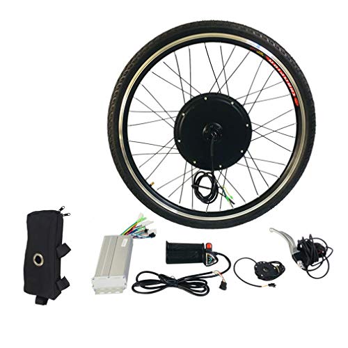 48V 1000W Electric E Bike Brushless Front Hub Motor Ebike Conversion Conversion Kit 26" Front Wheel Motor Bicycle Hub