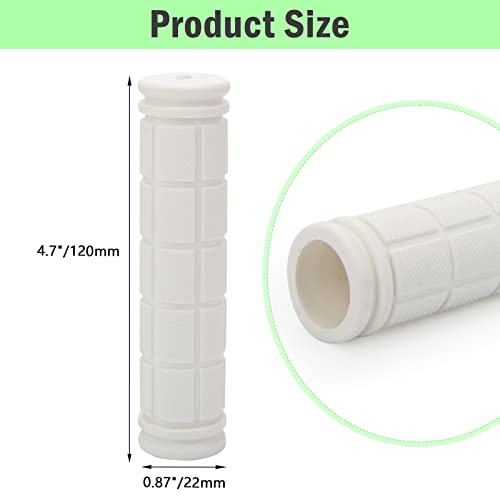 Coolrunner Bike Handlebar Grips, Bicycle Grips for Kids Girls Boys, Non-Slip Rubber Mushroom Grips for Scooter Cruiser Seadoo Tricycle Wheel Chair Mountain Road Urban Foldable Bike MTB BMX