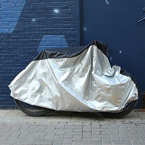 REEHUT Waterproof Outdoor Bike Cover with Lock Hole