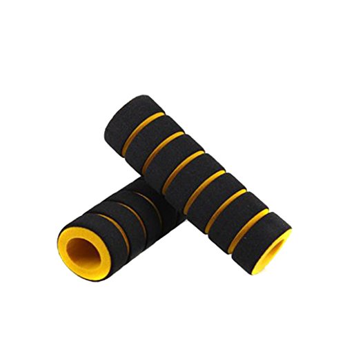 Christmas Hot Sale!!!Kacowpper Bike Handlebar Grips 1pair Racing Bicycle Motorcycle Handle Bar Foam Sponge Grip Cover Non-Slip Handle Grip
