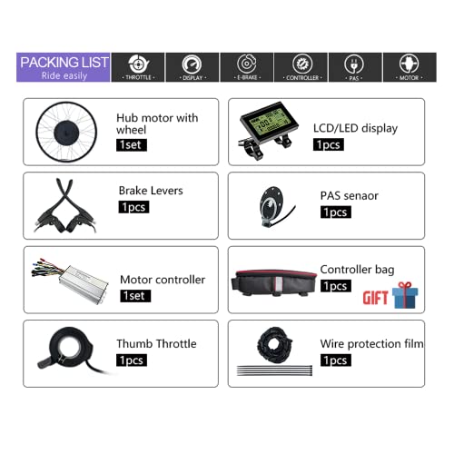 Schuck E-Bike Conversion Kit 48V1000W Front Wheel