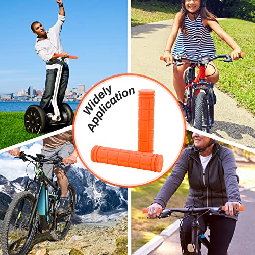 Coolrunner Bicycle Handle Bar Mushroom Grips BMX for Boys and Girls Bikes (Orange)