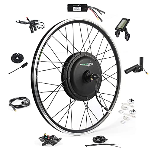 EBIKELING Waterproof Ebike Conversion Kit for Electric Bike 26" Front or Rear Wheel Electric Bicycle Hub Motor Kit 1500W 1200W 750W 500W Electric Bike Conversion Kit