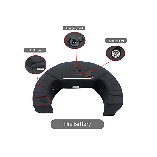 Jueshuai iMortor 3.0 Electric Bike Conversion Kit 36V 350W with 36V 7.2Ah Lithium Battery for LCD Display Version 26inch Electric Bike Motor Front Wheel