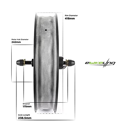 EBIKELING Waterproof Electric Bike Conversion Kit 1200W