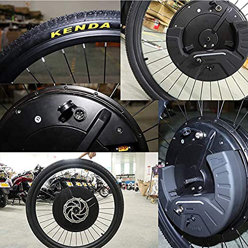Jueshuai iMortor 3.0 Electric Bike Conversion Kit 36V 350W with 36V 7.2Ah Lithium Battery for LCD Display Version 26inch Electric Bike Motor Front Wheel