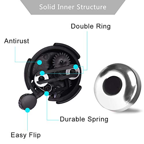 DUNCHATY Aluminum Bike Bell - Classic Bicycle Bell