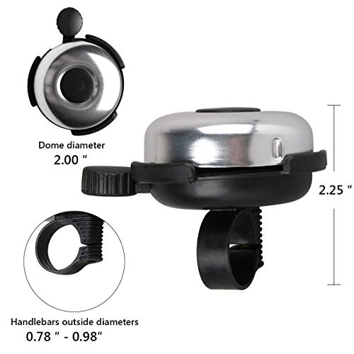 DUNCHATY Aluminum Bike Bell - Classic Bicycle Bell