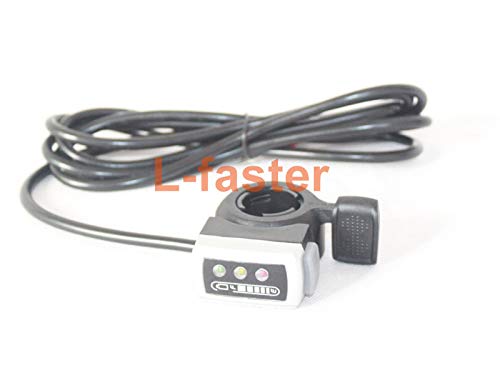 L-faster 450W Newest Electric Bike Left Drive Conversion Kit Can Fit Most of Common Bicycle Use Spoke Sprocket Chain Drive for City Bike(24V Thumb Kit)